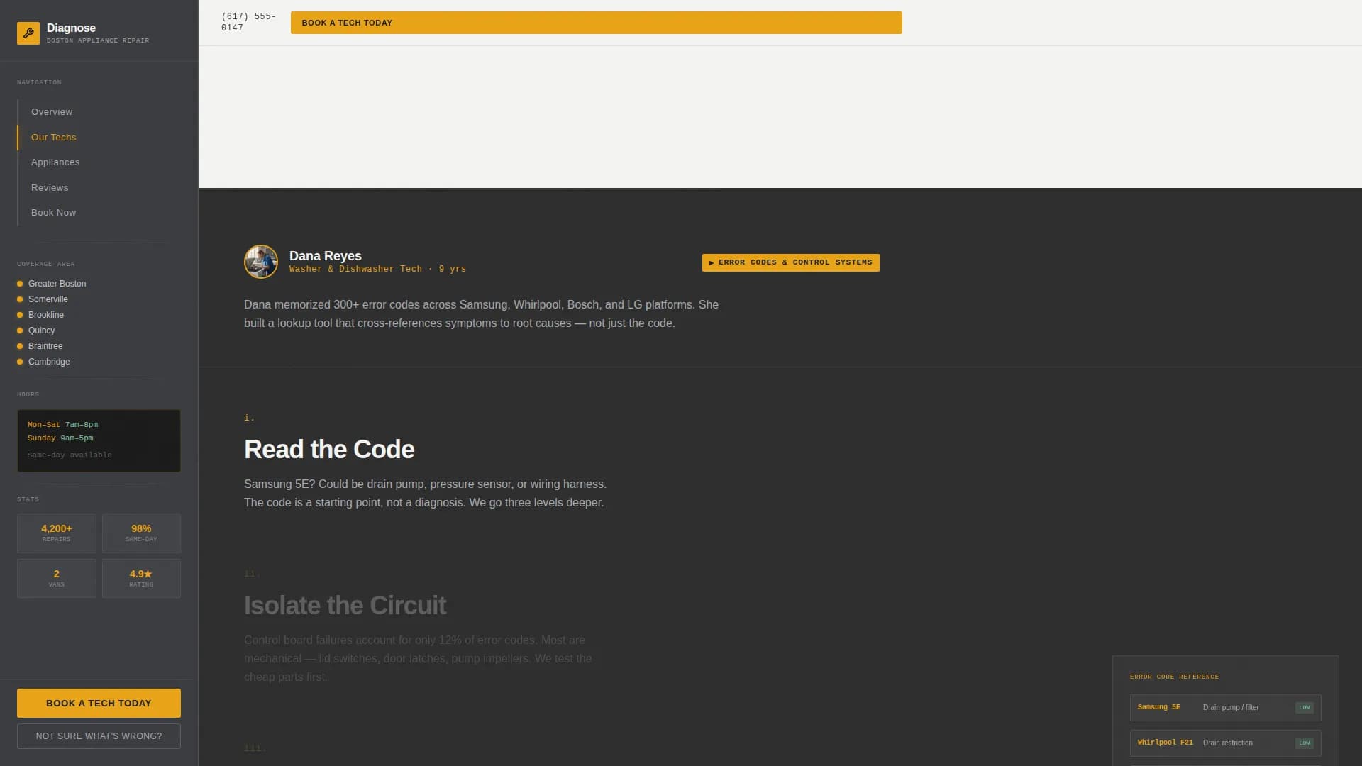 Fixpro — Rapid Appliance Repair Landing Page Template