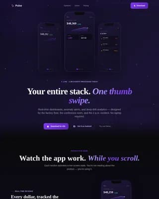 SaaS Software & SaaS Professional Website Template