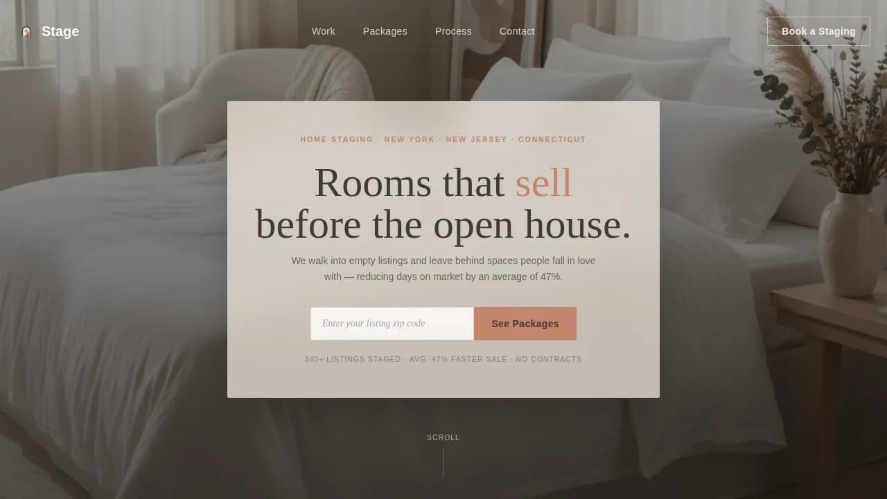 Stage — Expert Home Styling Landing Page Template