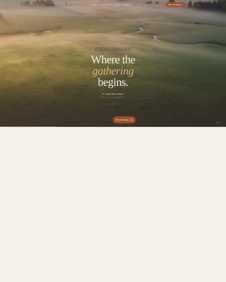 Canopy - Elegant Tentrental Landing Page Template