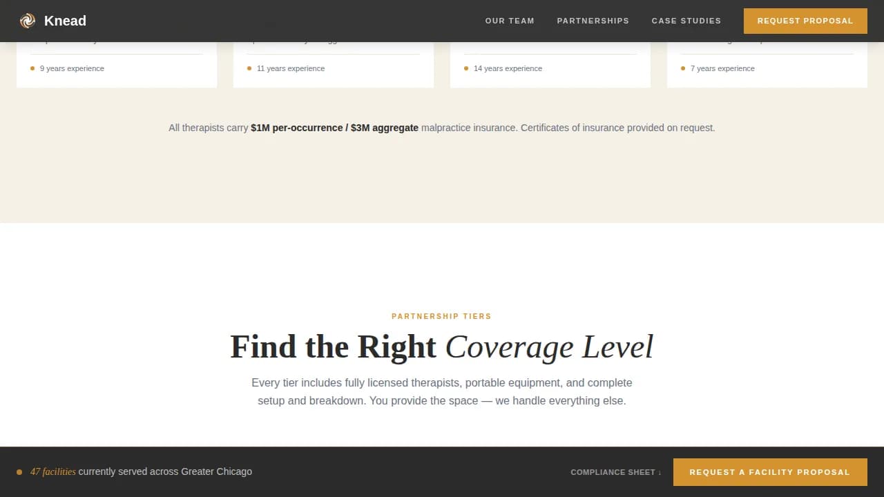 Massage Therapist Directory Website Template