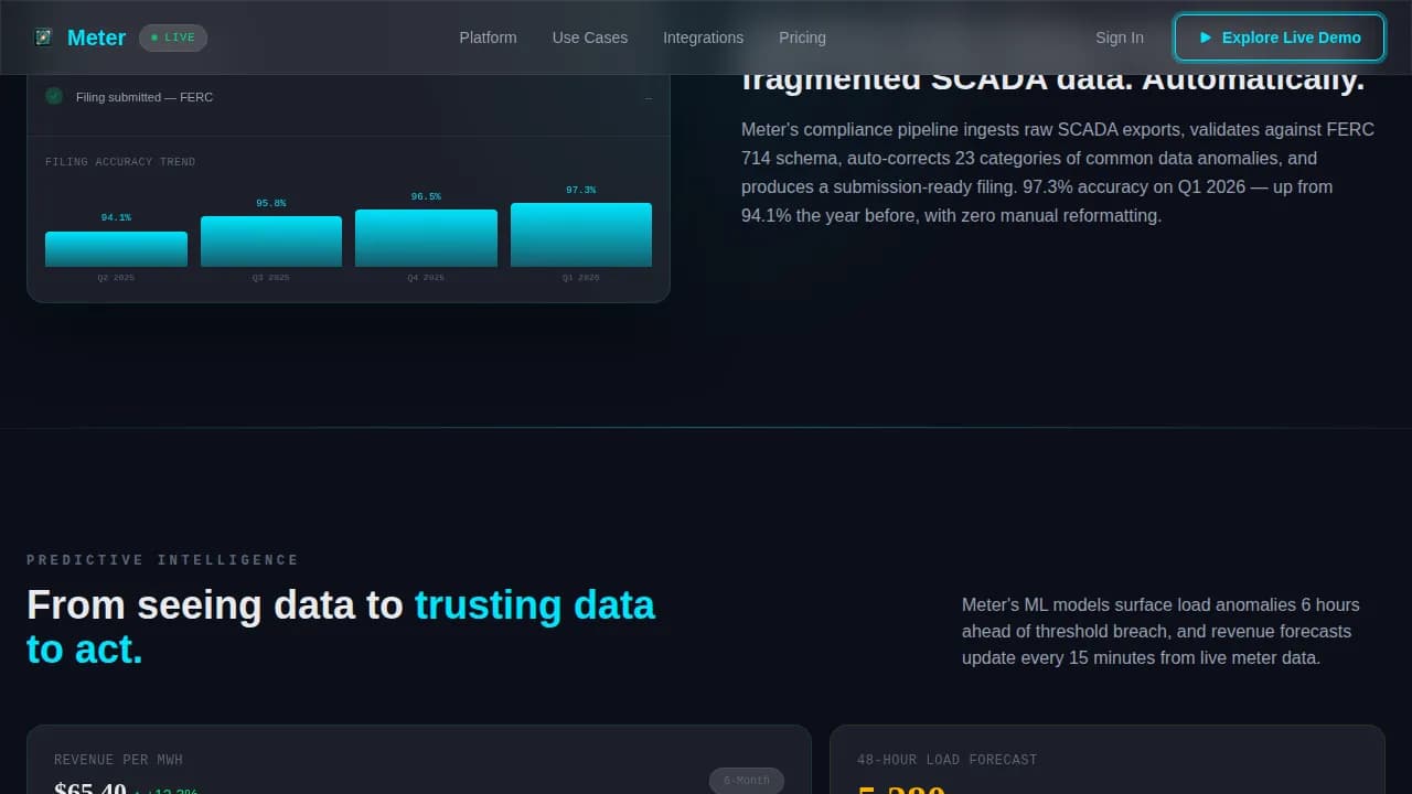 Utility Company Vertical SaaS Professional Website Template