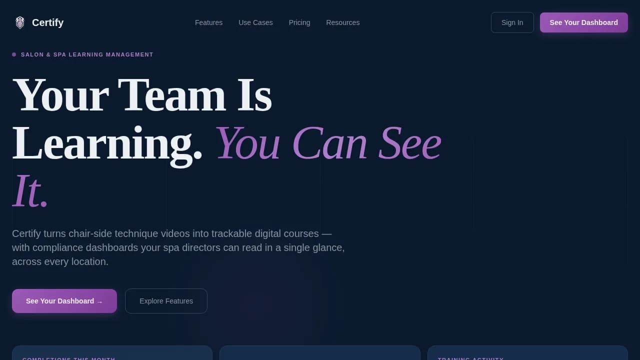 Salon & Spa Software Directory Website Template