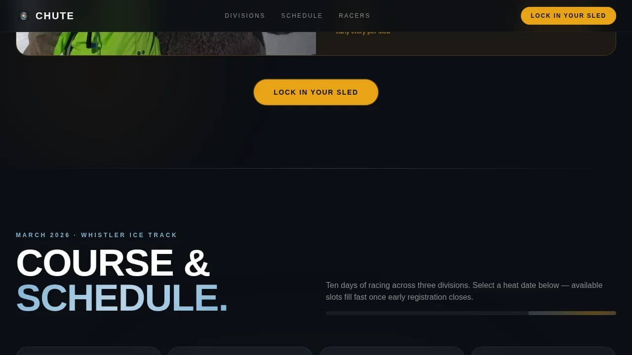 Bobsled Professional Website Template
