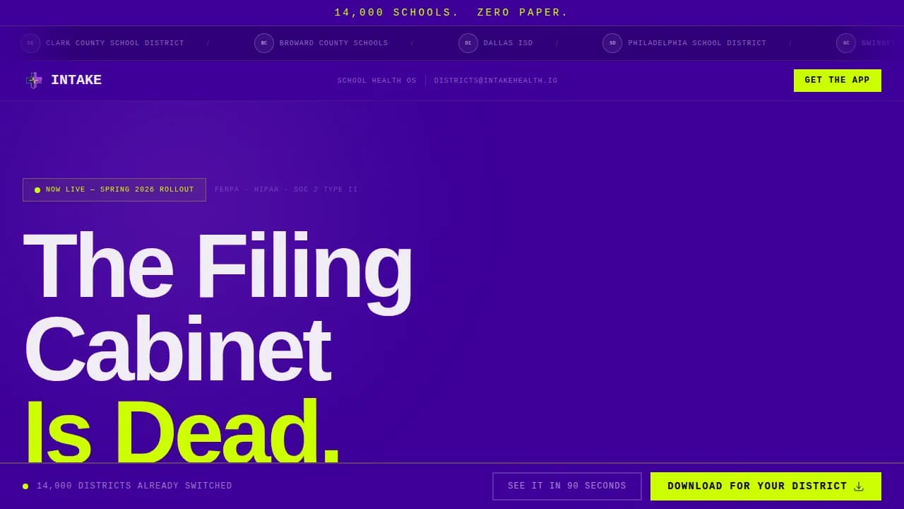Education Software Booking Website Template