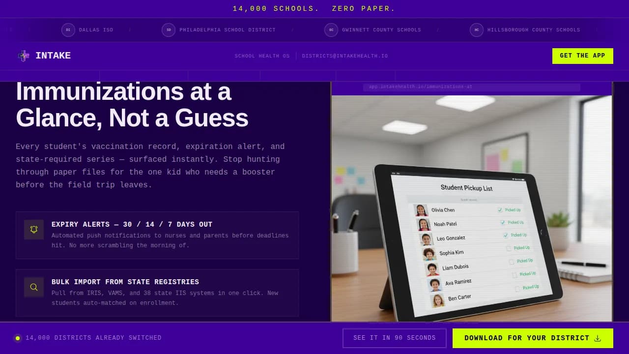 Education Software Booking Website Template