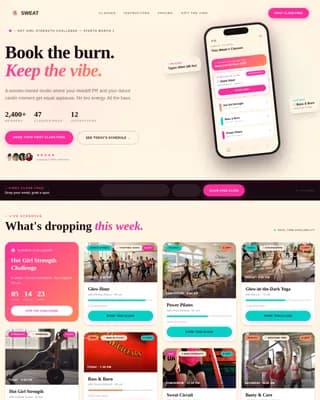 Women-Owned Business Booking Website Template