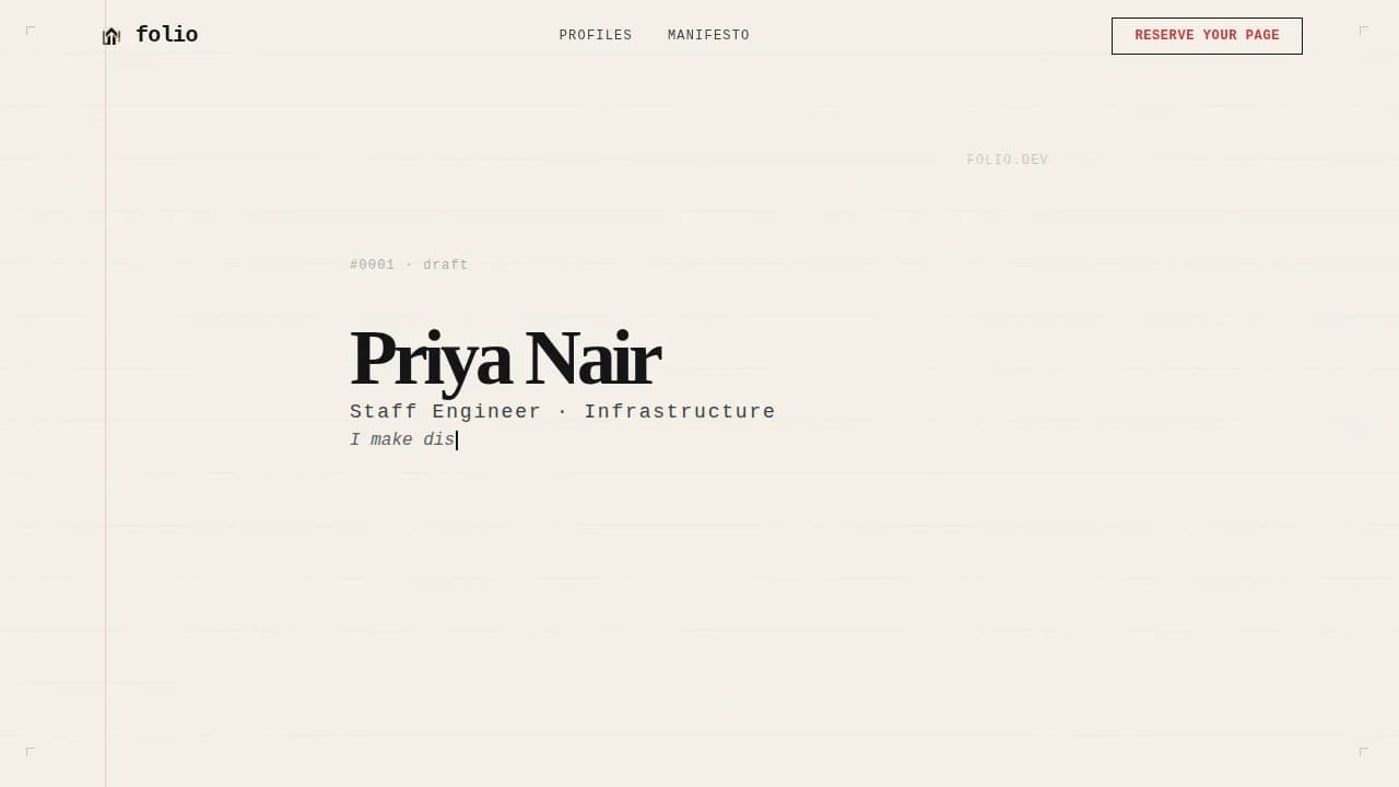 Inscribe — Professional Bio Landing Page Template