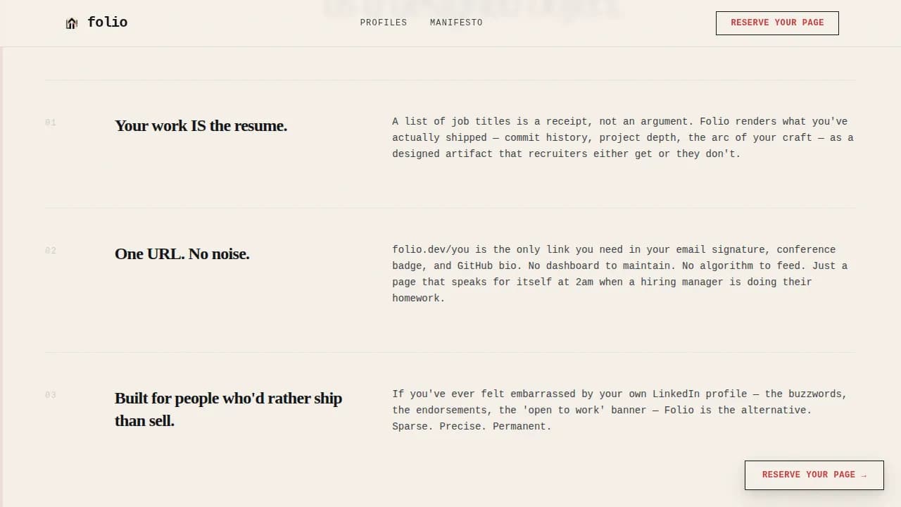 Inscribe — Professional Bio Landing Page Template