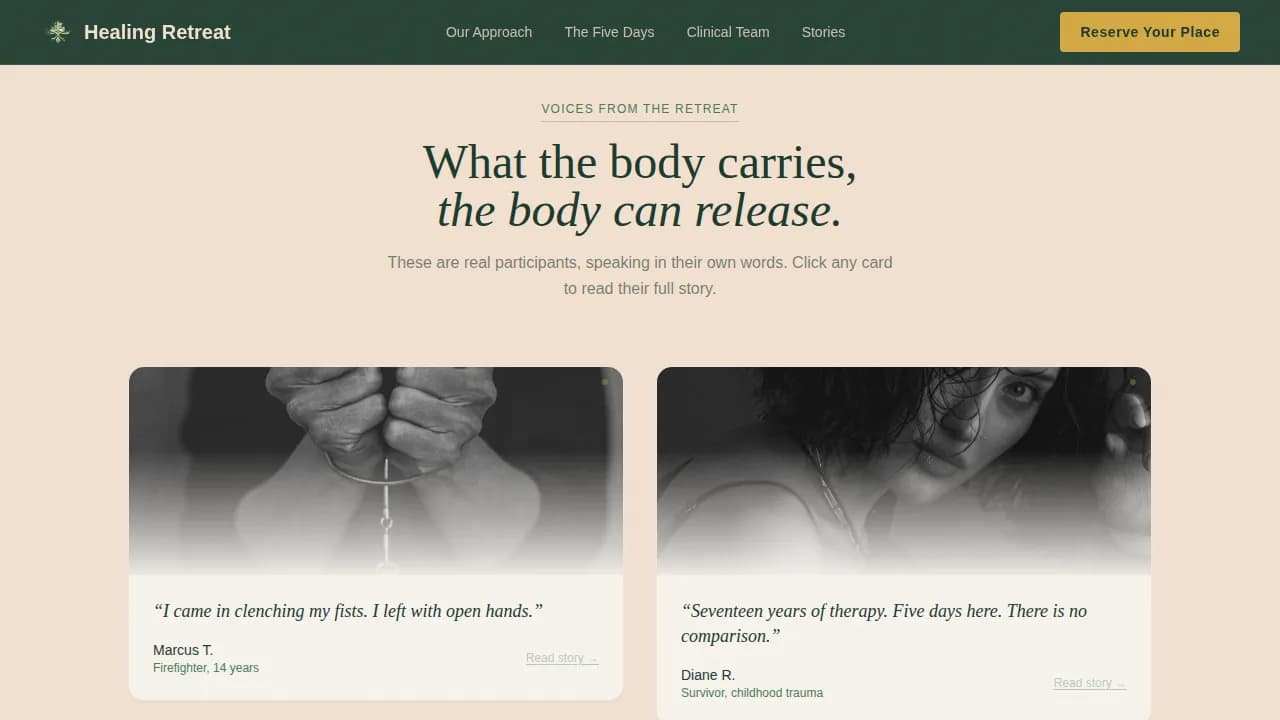 Wellness Modalities Professional Website Template