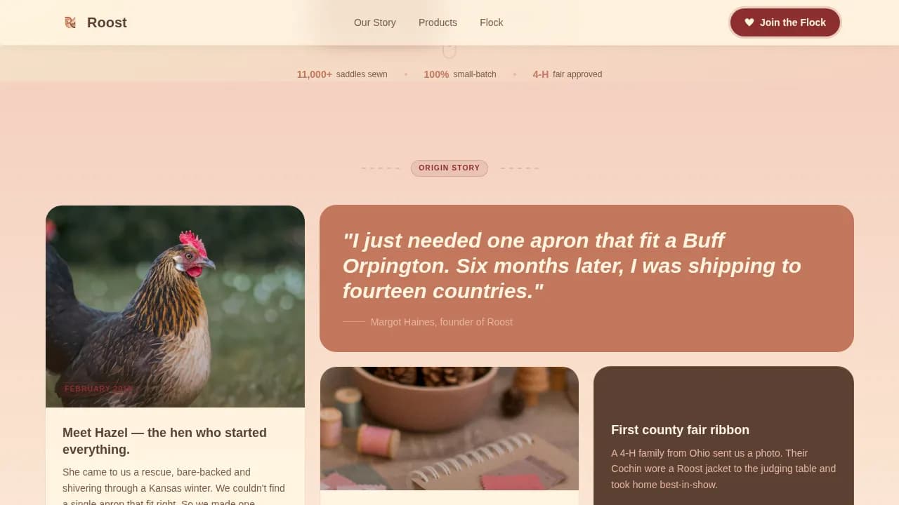 Chicken & Poultry Professional Website Template