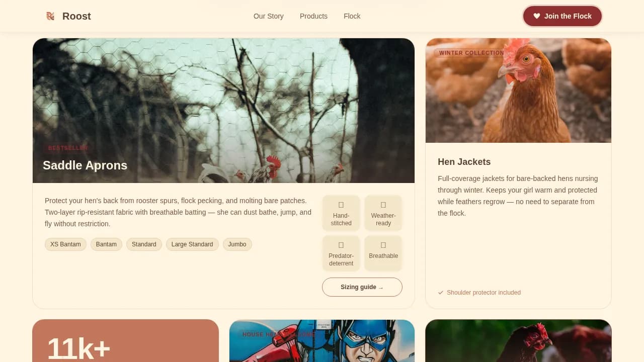 Chicken & Poultry Professional Website Template