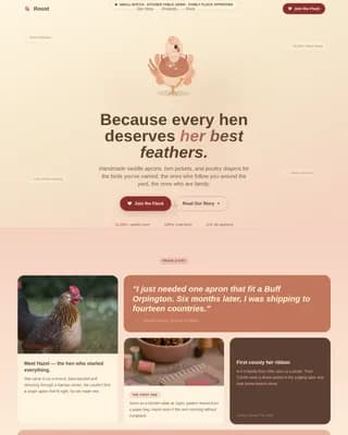 Chicken & Poultry Professional Website Template