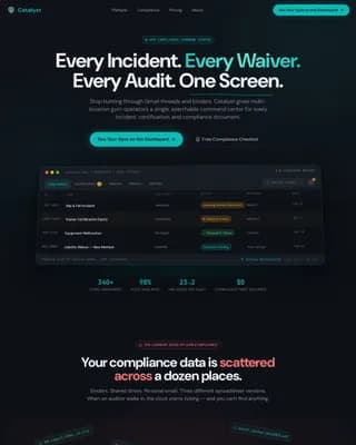 Fitness & Gym Software Privacy Policy Website Template