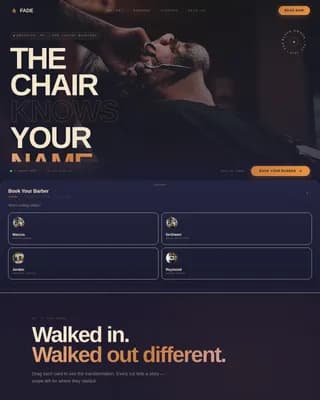 Black-Owned Business Booking Website Template