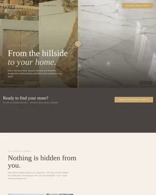 Marble Products & Blog Website Template