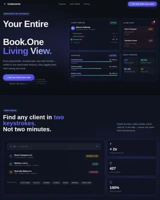 Insurance Software & SaaS Booking Website Template