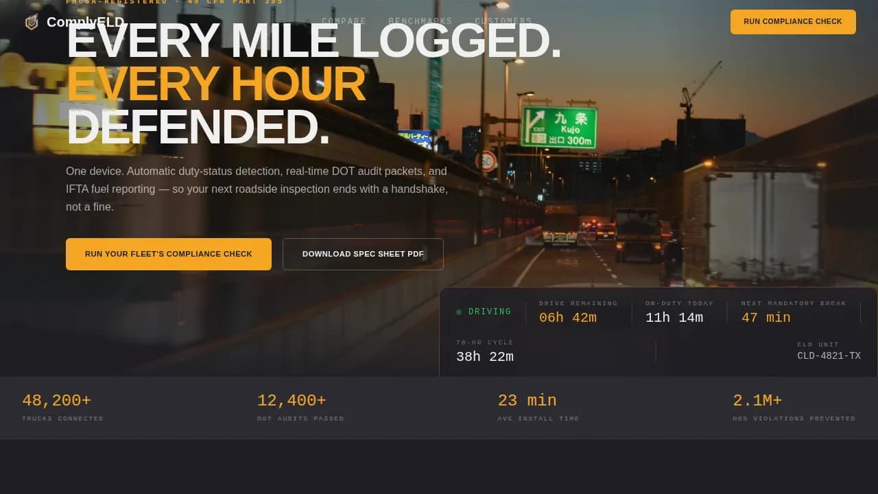 Fleet & Transportation Management Directory Website Template