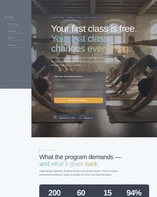 Sports & Fitness Training Specialist Professional Website Template
