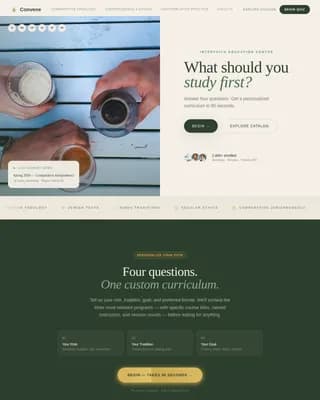 Religious & Theological Education Education Website Template