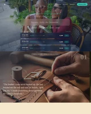 Italy Travel Booking Website Template