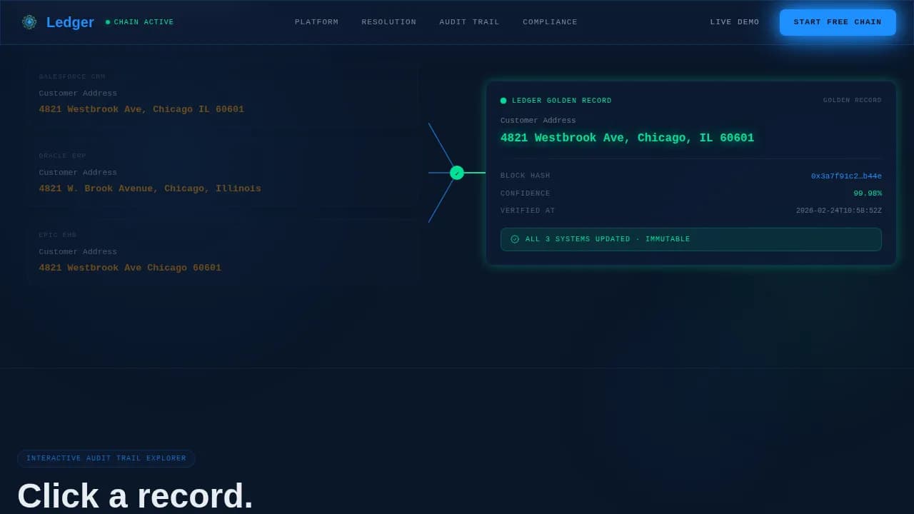 Blockchain-Based Enterprise Software Privacy Policy Website Template