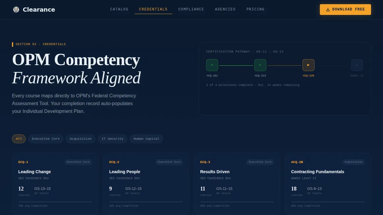 Government Digital Presence Careers Website Template