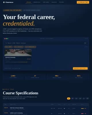 Government Digital Presence Careers Website Template