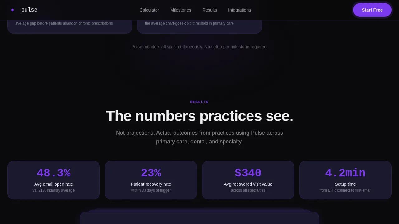 Pulse — Intelligent Retention Marketing Landing Page Template