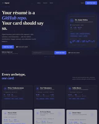 Data Scientist Profile Reviews Website Template