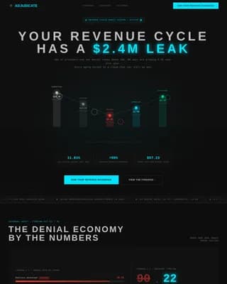 Adjudicate — Streamlined Claims Processing Landing Page Template