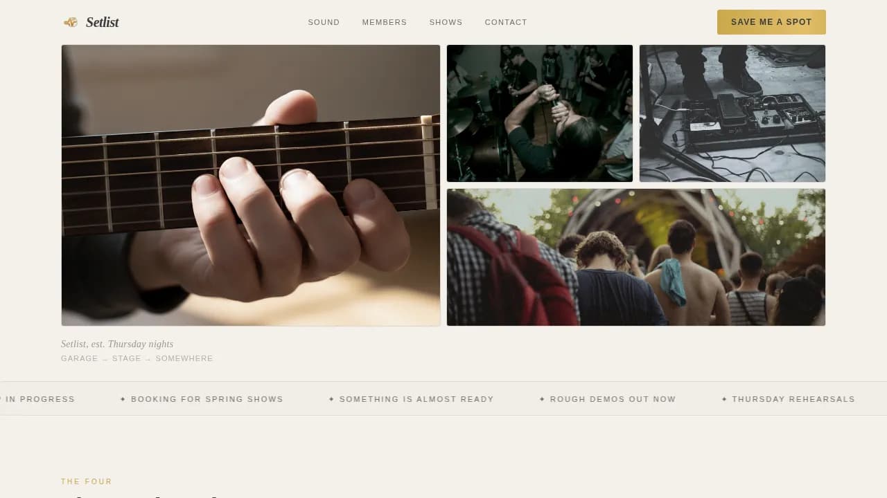 Side Project & Hobby Showcase Pre-Launch Website Template