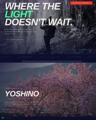 Shutter — Immersive Travel Photography Landing Page Template