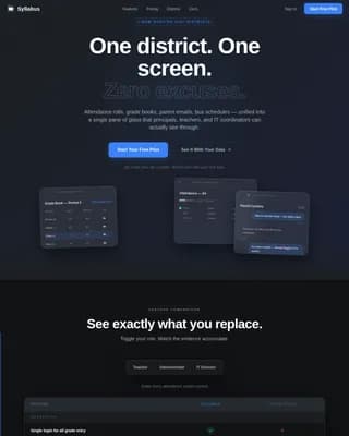 Syllabus — Intelligent School Management Landing Page Template
