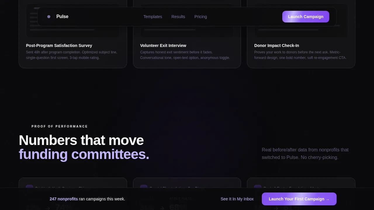 Voicepoint — Community Nonprofit Engagement Landing Page Template