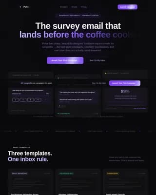 Voicepoint — Community Nonprofit Engagement Landing Page Template