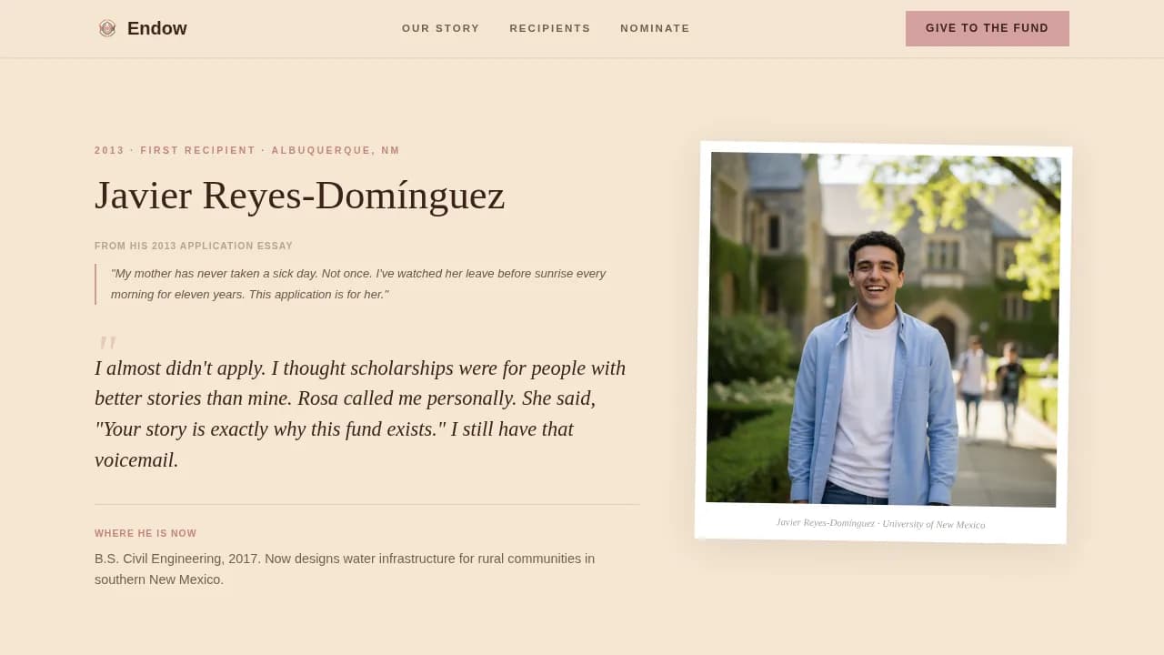 Invest — Educational Scholarship Platform Landing Page Template