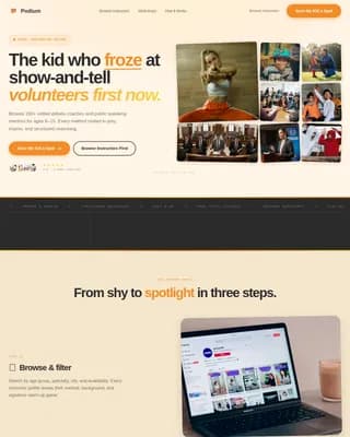 Amplify — Curated Debate Instructor Landing Page Template