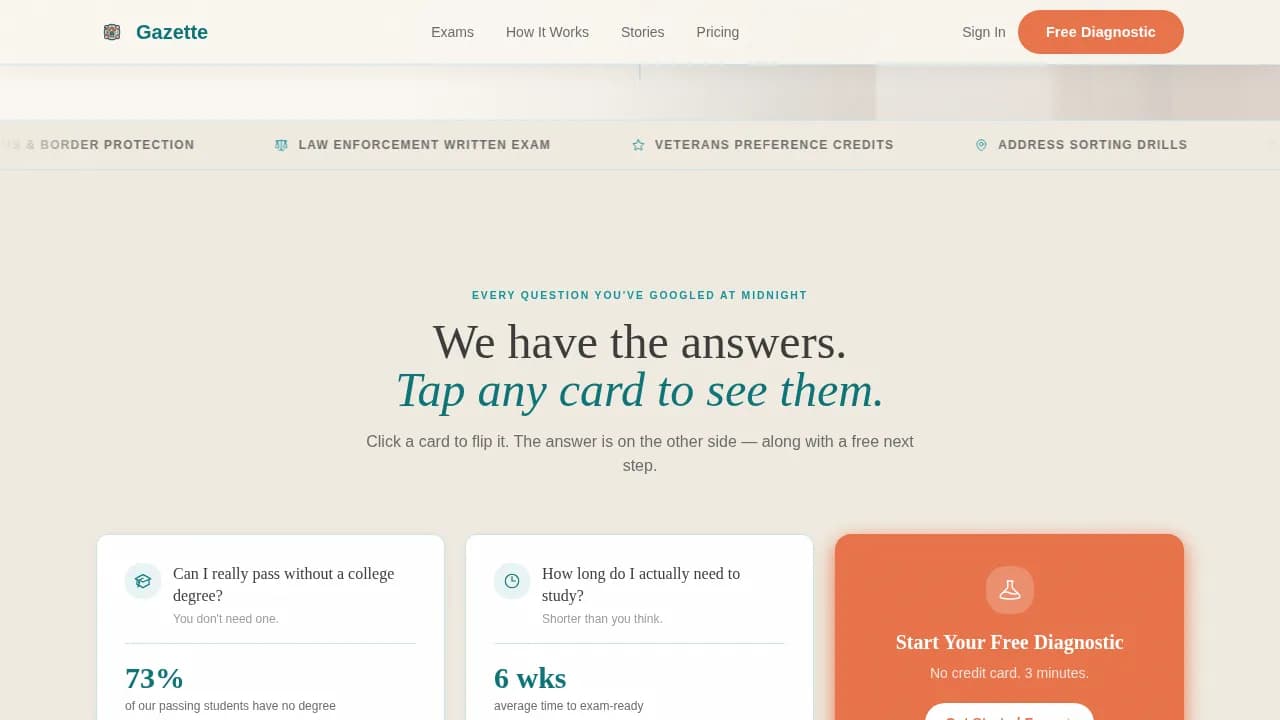 Test Prep & Exam Coaching Blog Website Template
