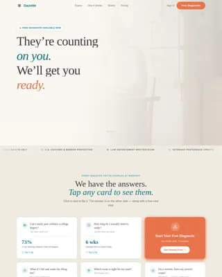 Test Prep & Exam Coaching Blog Website Template