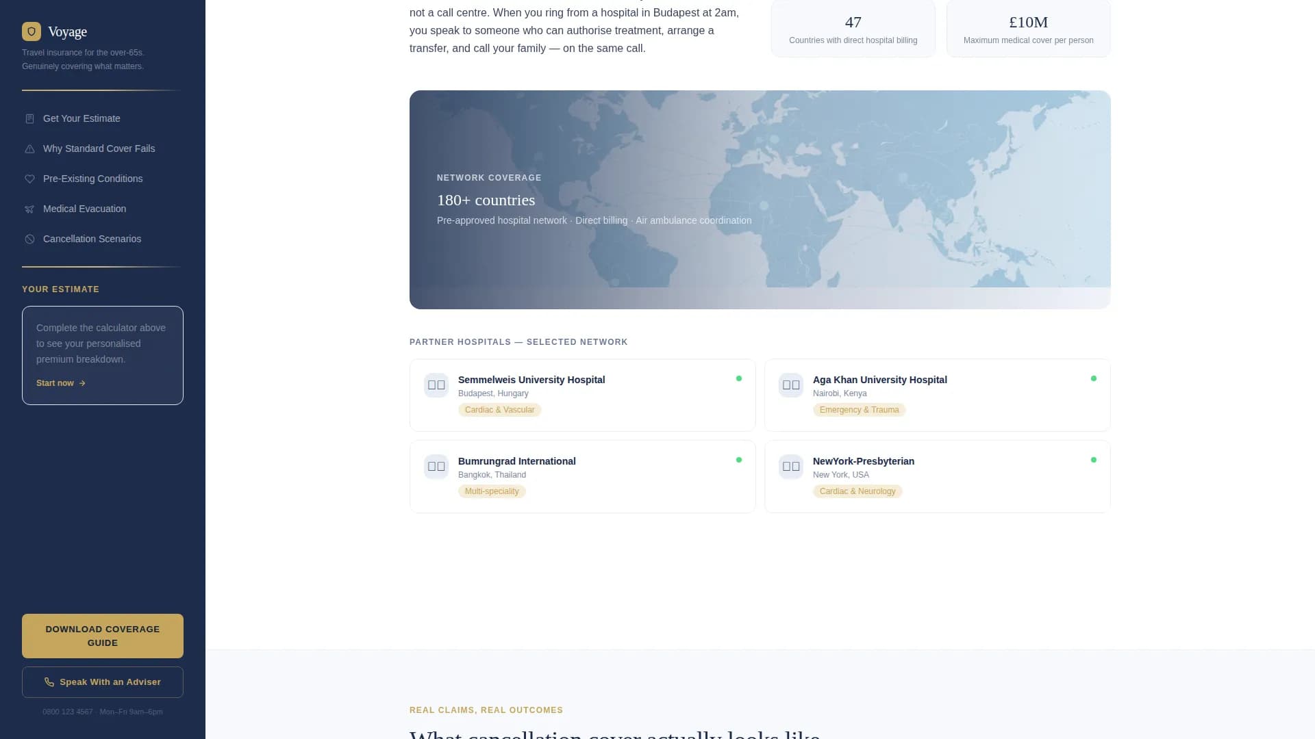 Wanderlust — Premium Travel Protection Landing Page Template