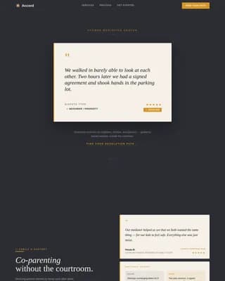 Bridge — Collaborative Conflict Resolution Landing Page Template