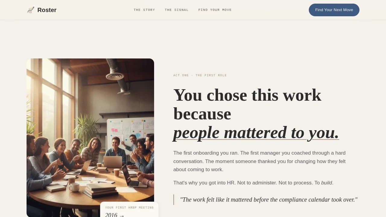 HR & People Ops Newsletter Careers Website Template