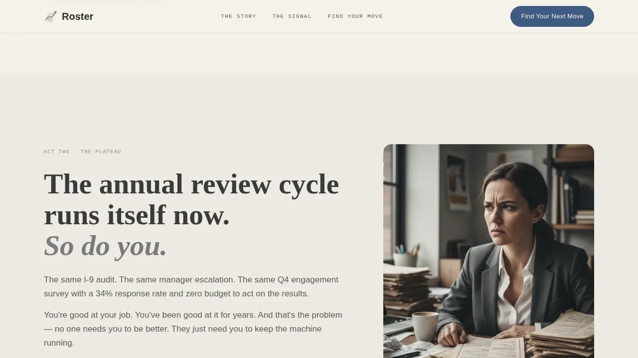 HR & People Ops Newsletter Careers Website Template