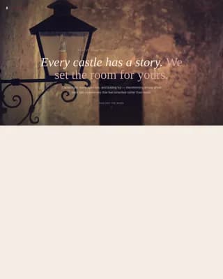 Castle Wedding Booking Website Template