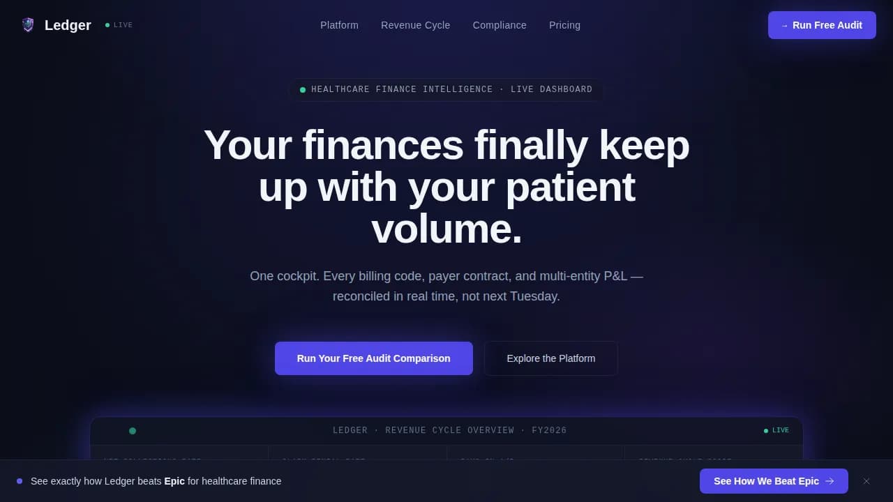 Healthcare Software Professional Website Template