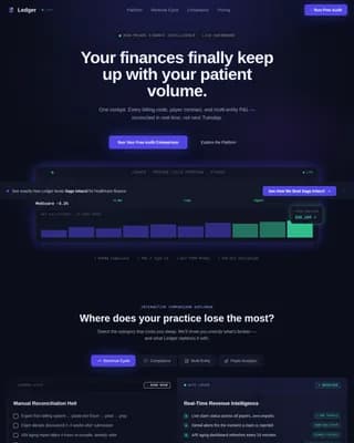 Healthcare Software Professional Website Template