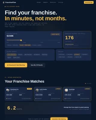 Franchise Digital Presence Careers Website Template