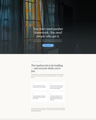 Standup - Honest Productmanagers Landing Page Template