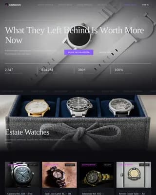 Old Money Fashion Professional Website Template